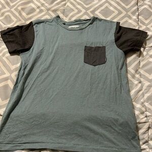 Billabong color block crew neck pocket tee zenith crew M